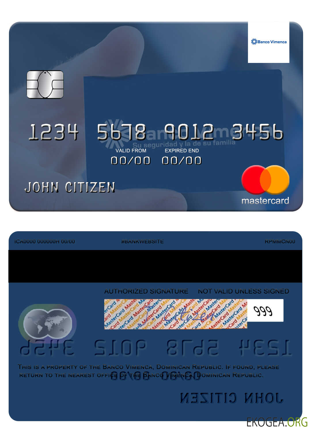 République Dominicaine Banco Vimecan mastercard